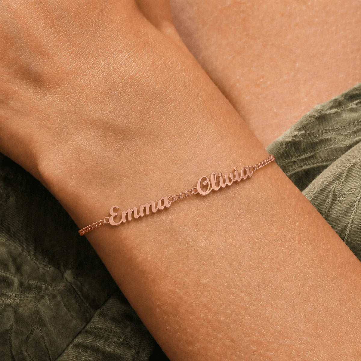 Custom Script Name Bracelet