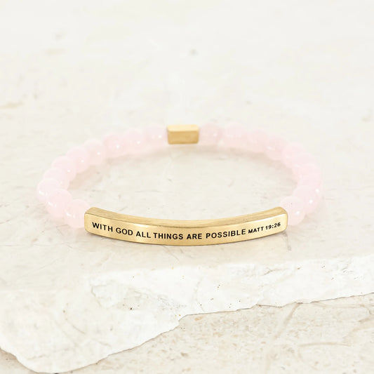 WITH GOD ALL THINGS ARE POSSIBLE - MATT 19:26