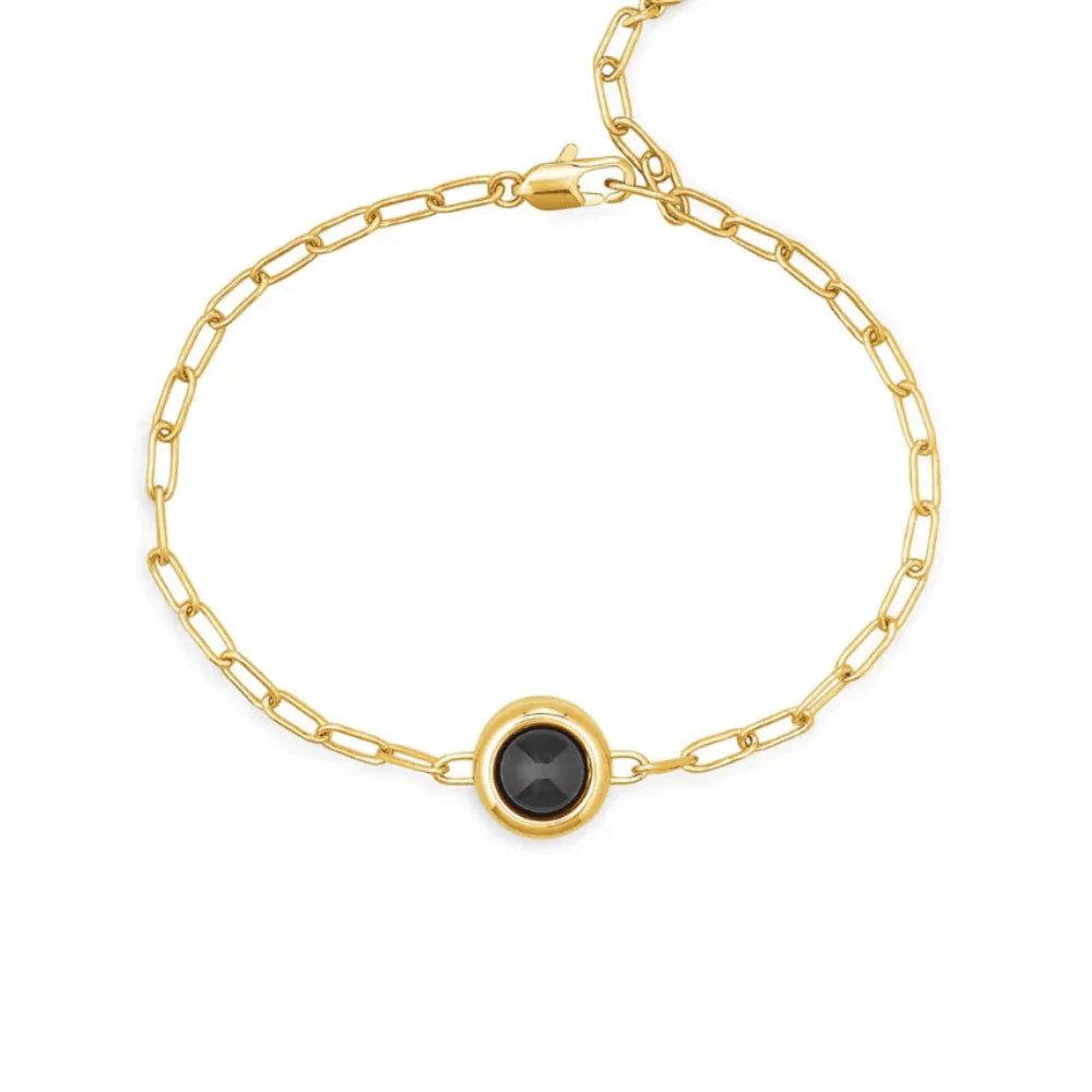 Custom Paperclip Chain Photo Bracelet