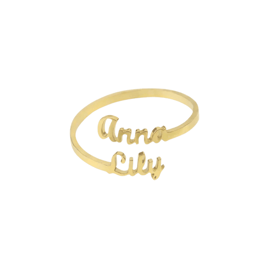 Custom Name Ring