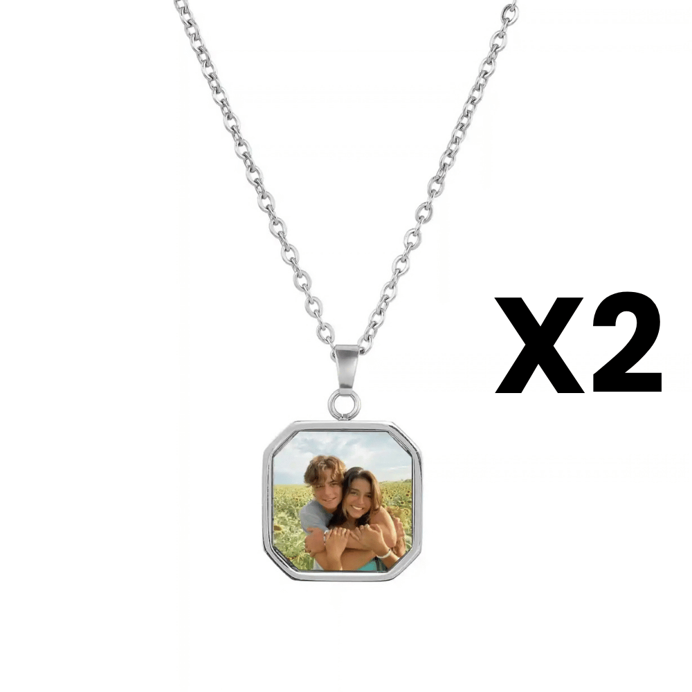 Custom Secret Photo Necklace – Exclusive Couple Set!