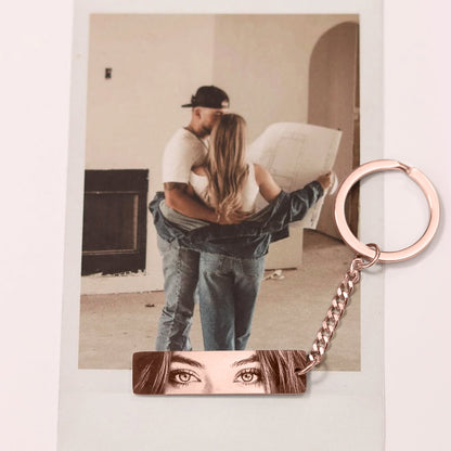 Custom Eyes Keychain