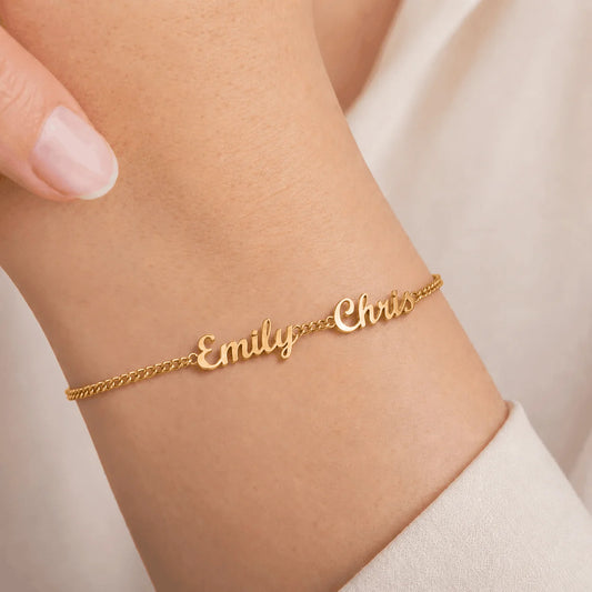 Custom Script Name Bracelet