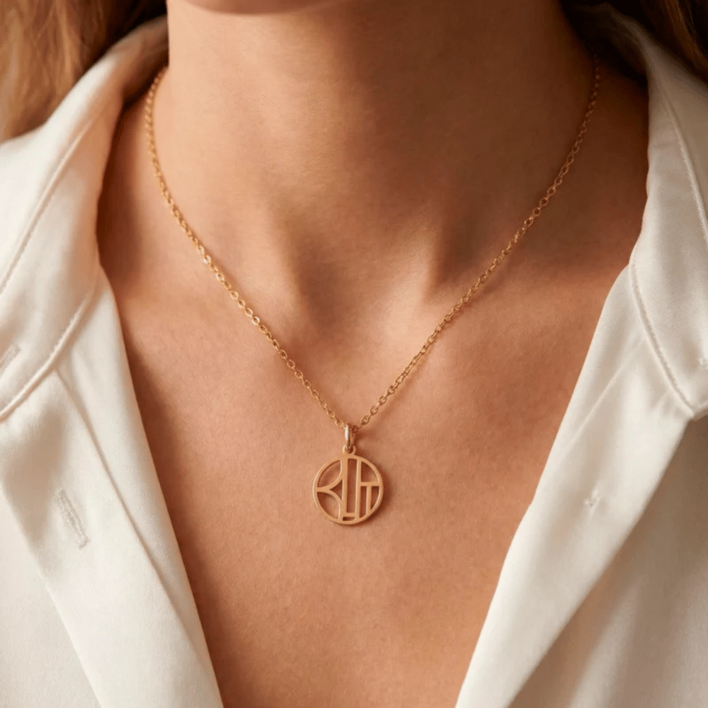 Custom Monogram Necklace