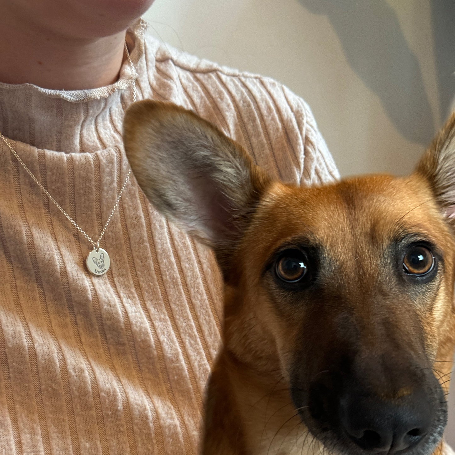 Custom Pet Face Necklace