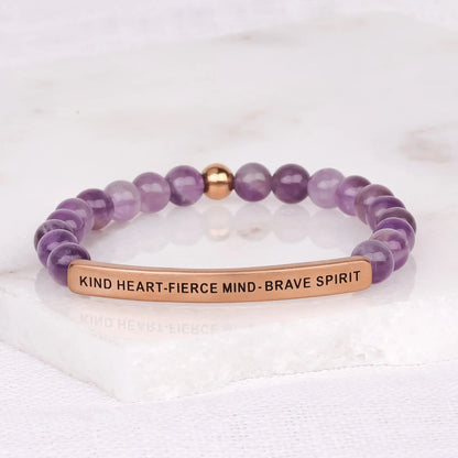 KIND HEART - FIERCE MIND - BRAVE SPIRIT