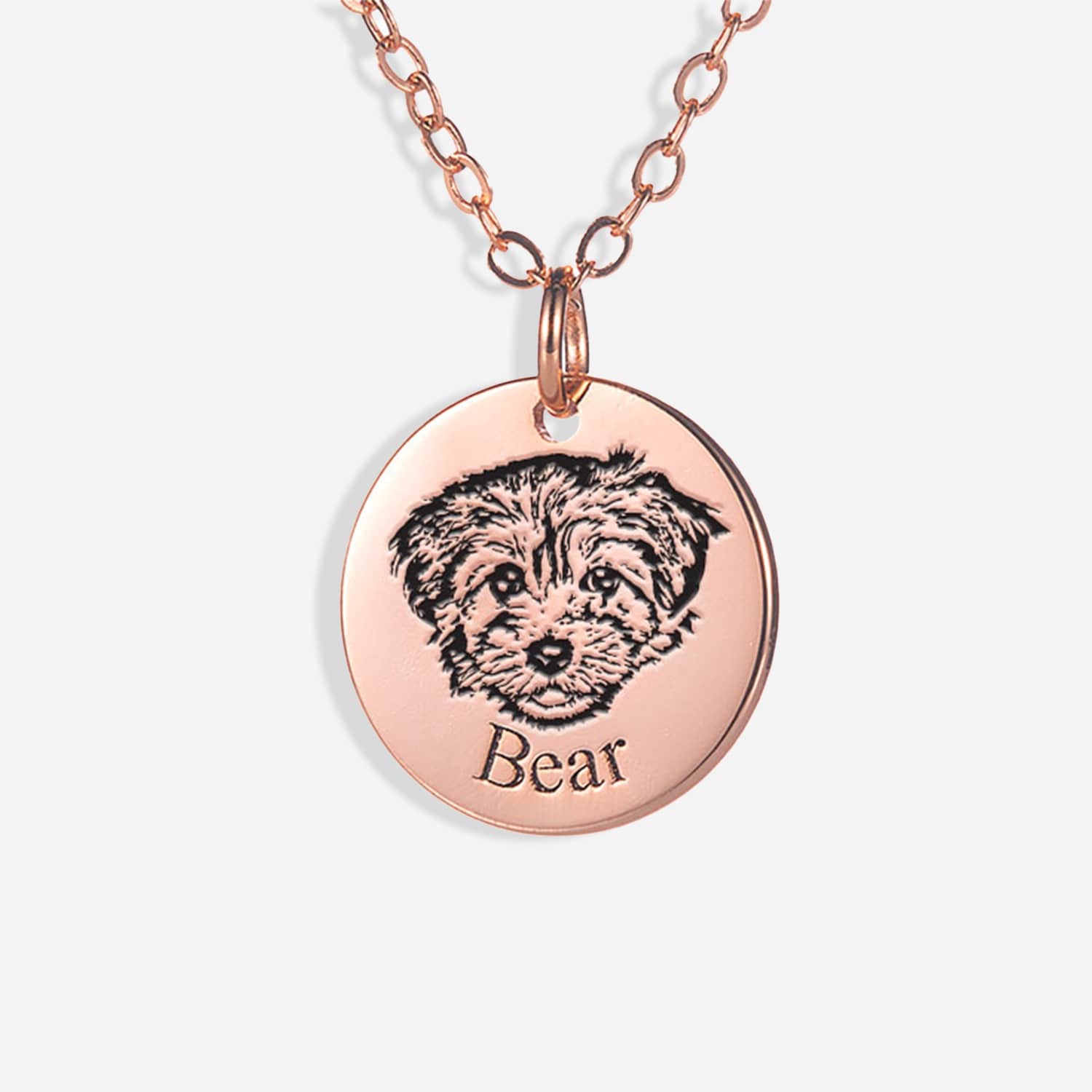 Custom Pet Face Necklace Photo Jewellery